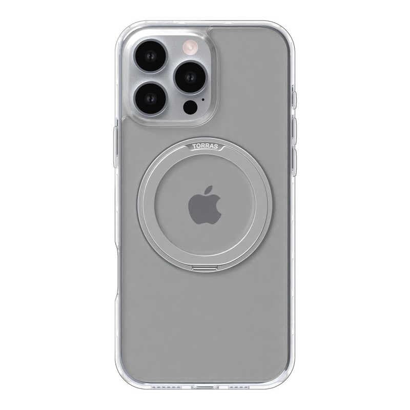 TORRASトラス　Torras - Ostand Pro-Clear case for iPhone 16 Pro(6.3インチ) ［ ］ Clear　X00FX1783