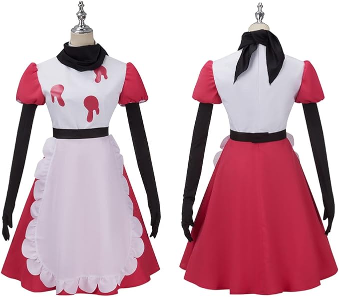 ハズビンホテル コスプレ ニフティ Niffty コスプレ衣装 4点セット 女性用 メイド服 女子高生 制服コスプレ メイド服 コスプレ