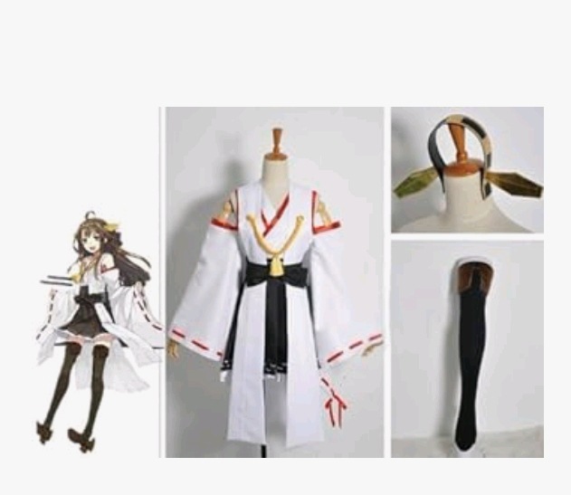 コスプレ衣装　艦隊これくしょん艦これ 金剛風　コスプレ クリスマスハロウィン　イベント仮装　コスチューム　オリジナル ブレスレット 付き