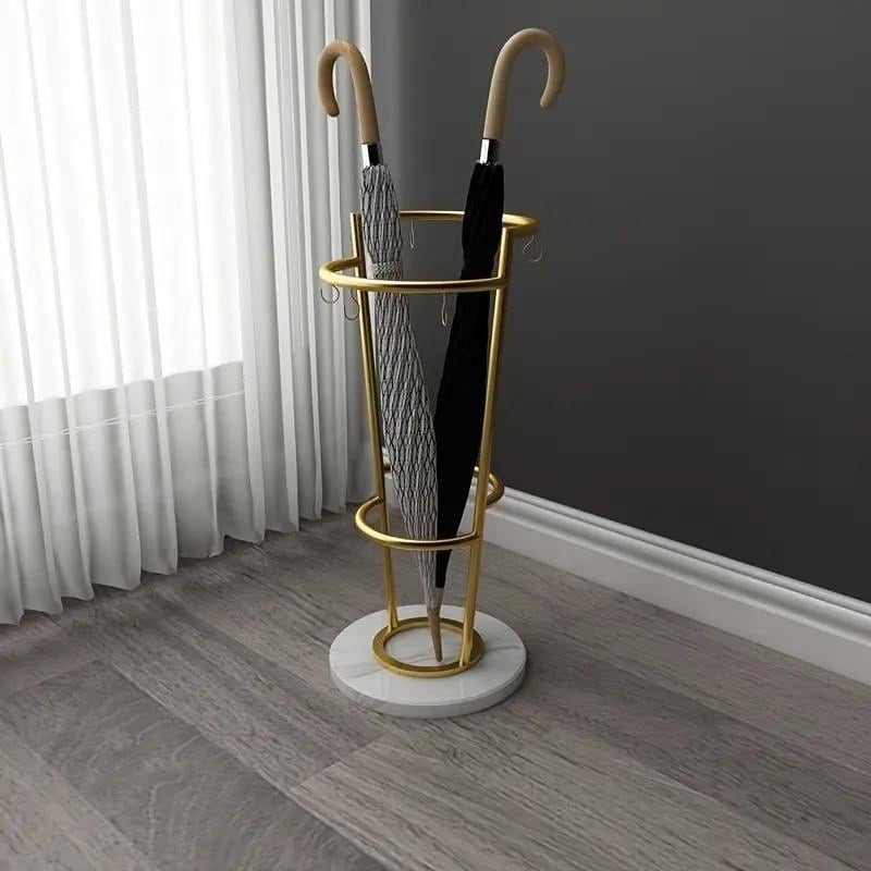 傘立て アンブレラスタンド モダン 大理石風 ホテルライク 玄関 ゴールド ホワイト ブラック シンプル おしゃれ かわいい
