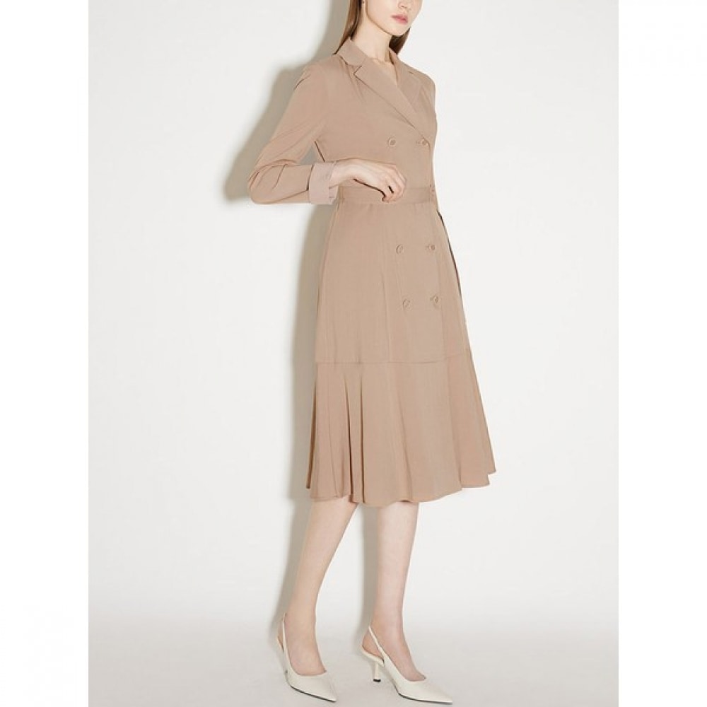 [Shess Miss] エレガントフィットベルト付きフレアワンピース (価格:328,000ウォン)