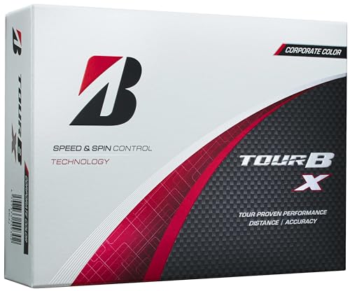 BRIDGESTONE(ブリヂストン)ゴルフボール TOUR B X 2024年モデル 12球入 コーポレートカラー B4CXJ