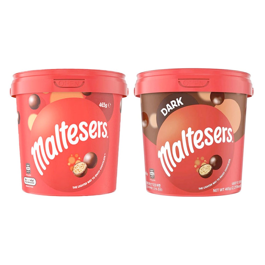 MILK[465g] + DARK[465g] 1セット バスケット チョコボル / 大容量 韓国 モッパン