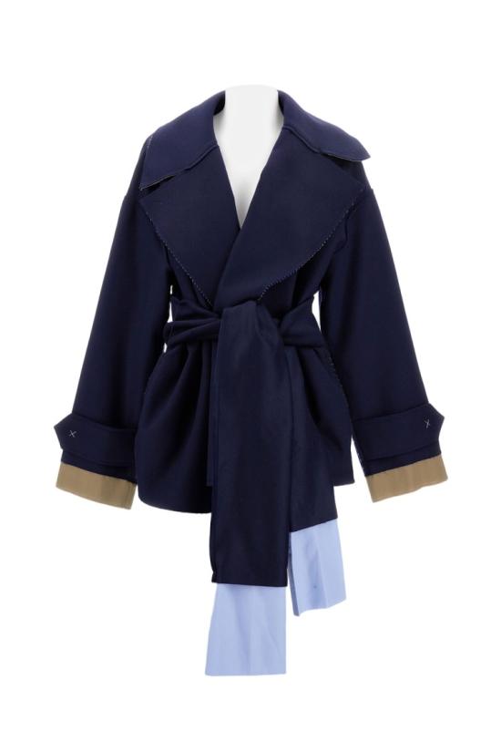 JEJIA Women Coats MJD508ATEX50J0013 Blue