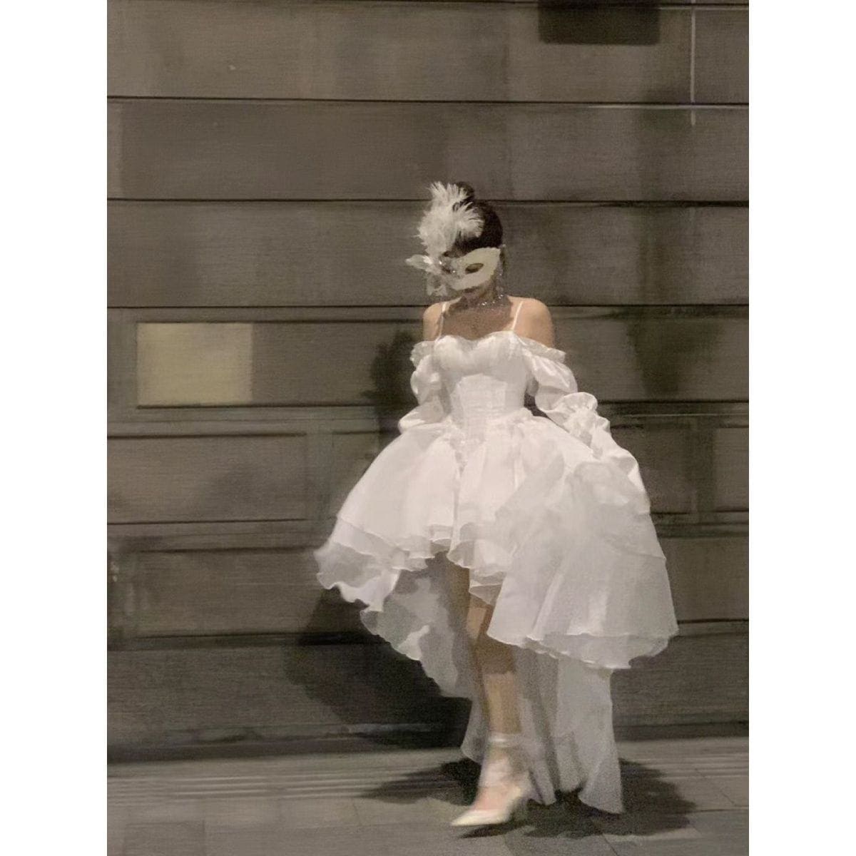 ガウンの気質ハイエンドワンラインドレスウエストスリムで甘いプリンセスワンピースドレスドレス