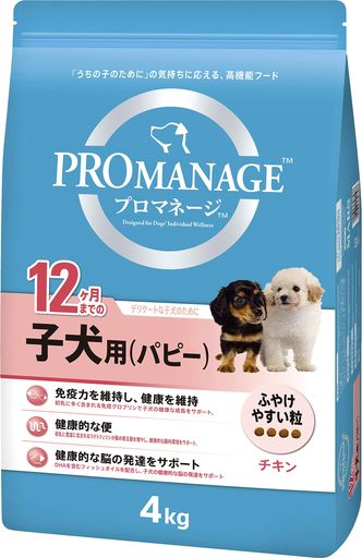 ドッグフード 12ヶ月までの子犬用 4キログラム (X 1)