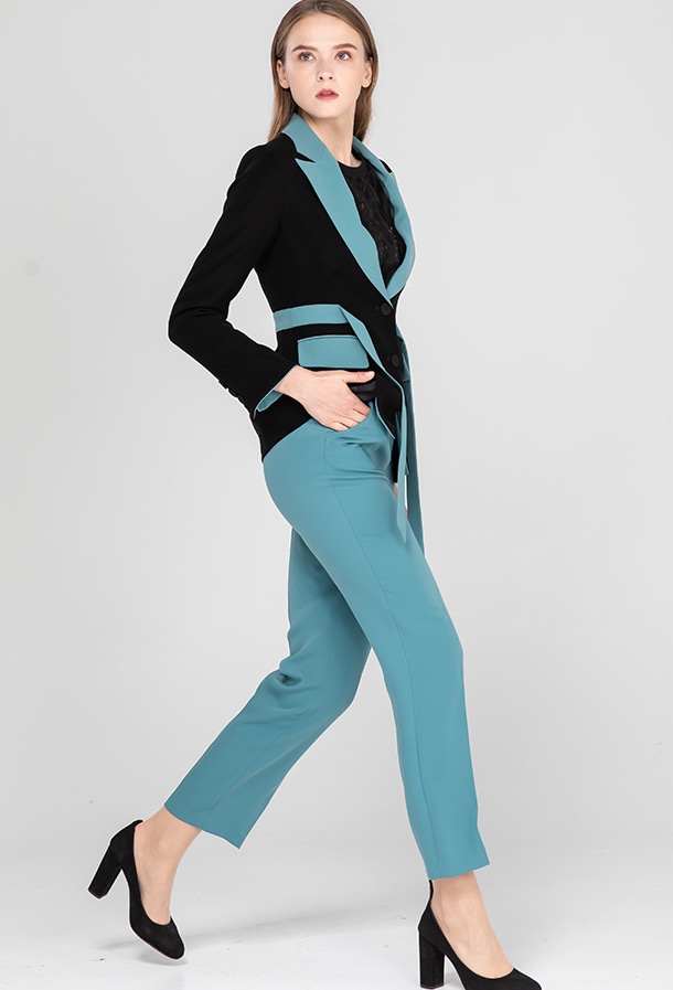 高級生地の皮飾りMilpa Bijo Pants