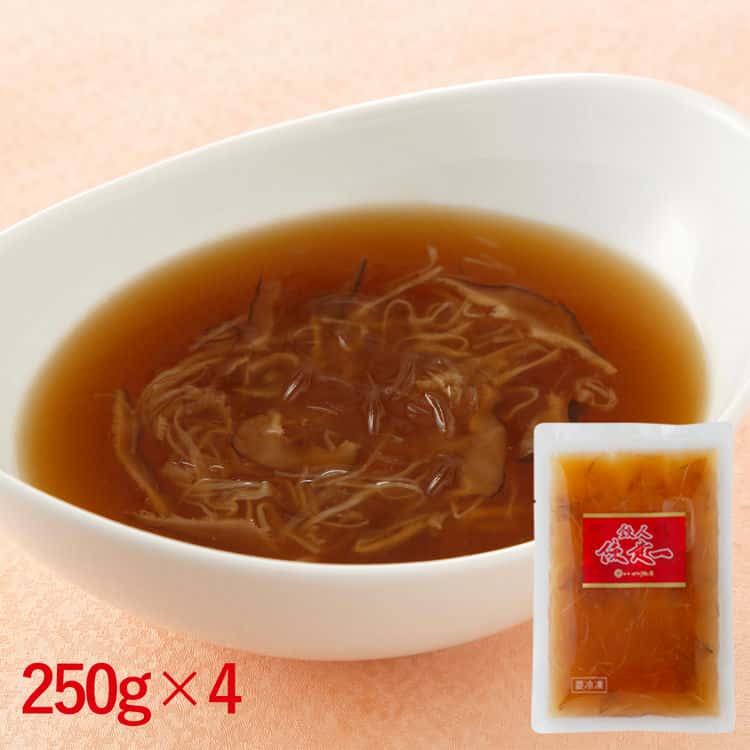 東京 「赤坂四川飯店」陳建一監修 魚翅湯（ユイツータン）ふかひれスープ 250g4 離島は配送不可 9201497 お歳暮 お中元 お土産 ご進物 ギフト 贈り物に最適