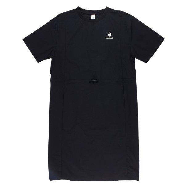 冷感シンプフレックス半袖ワンピース QQ222LOP52 BLK_P423128616