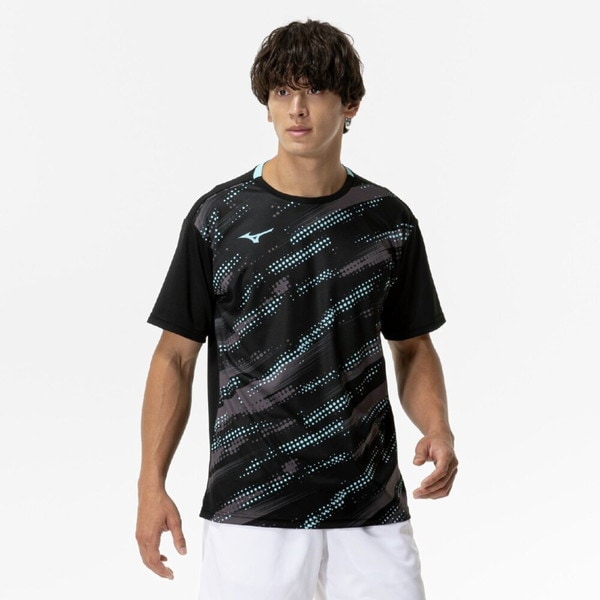 ミズノ MIZUNO ゲームシャツ ラケットスポーツ 半袖 メンズ 62JAC02409