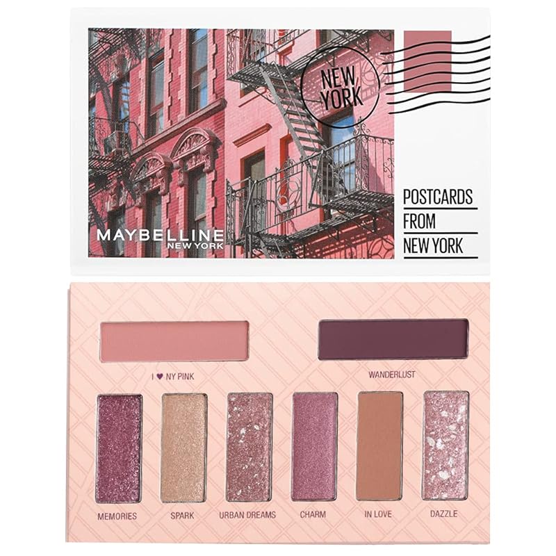 【即納】MAYBELLINE(メイベリン) ポストカード アイシャドウ パレット PK-1