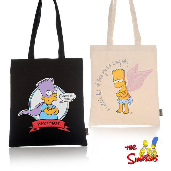 シンプソンバートエコバッグ/刺繍エコバッグ/シンプソン家族