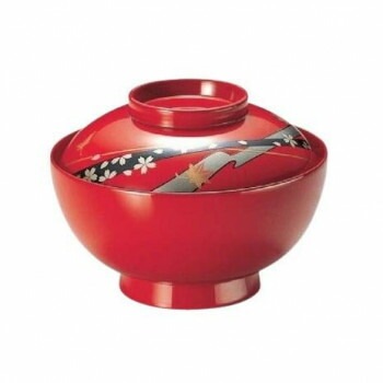 福井クラフト　高雄煮物椀 流れ帯春秋（手塗漆磨蒔絵 32603260