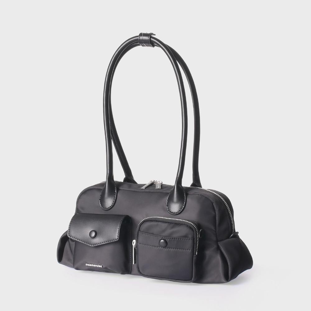 マスマルーズ Chaming Nylon shoulder bag_Black