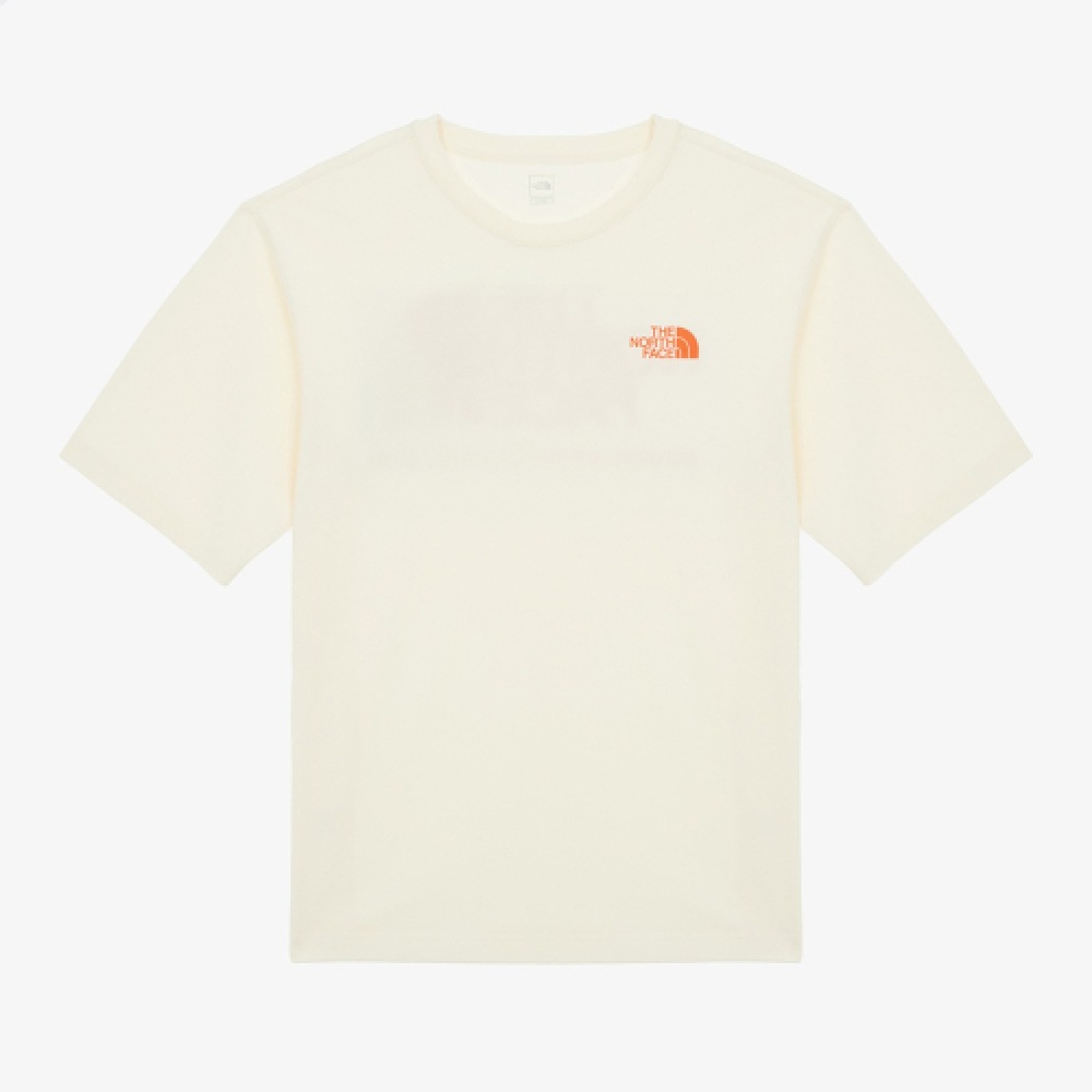 ザノースフェイス NT7UR36D メンズオーロラ EX ショートスリーブ Tシャツ_オフホワイト