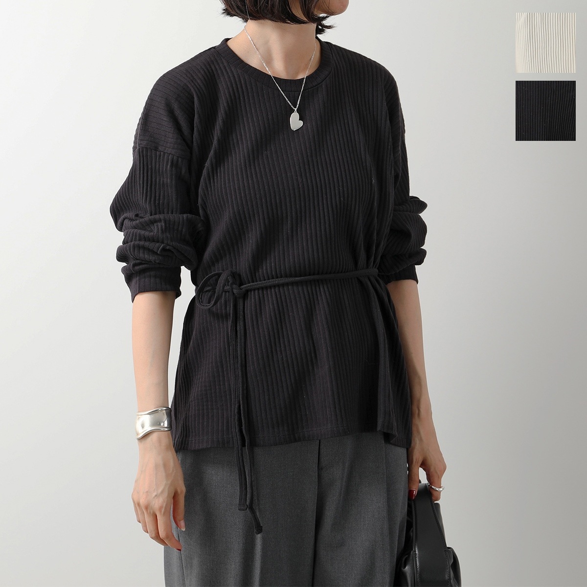 BASERANGE ベースレンジ Tシャツ SHAW LONG SLEEVE FSHL RIB 000 レディース 長袖 カットソー ロンT ラップトップス セ】 【mega】