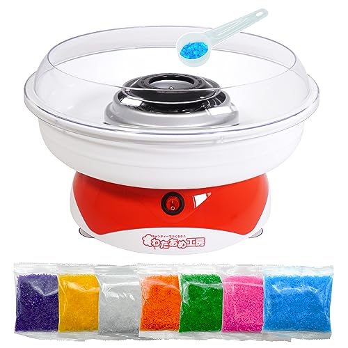 わたあめ機*ざらめ7色*100gセット わたあめメーカー 綿菓子 色付きザラメ 届いたらすぐにカラフ