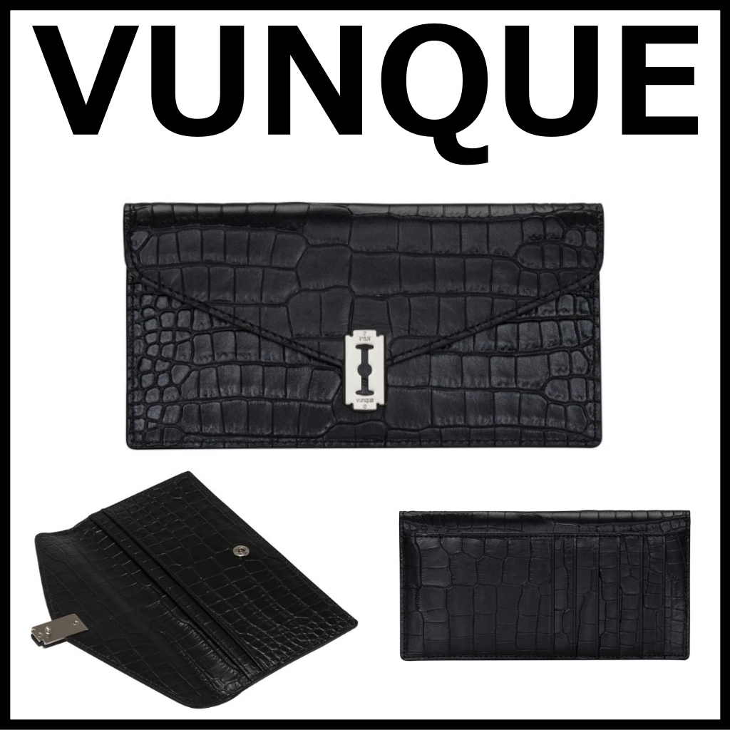 【VUNQUE】 Occam V Long Wallet [正規品] 天然牛革 長財布 韓国 本革 レザー ウォレット カードケース カード財布 カードホルダー カード入れ