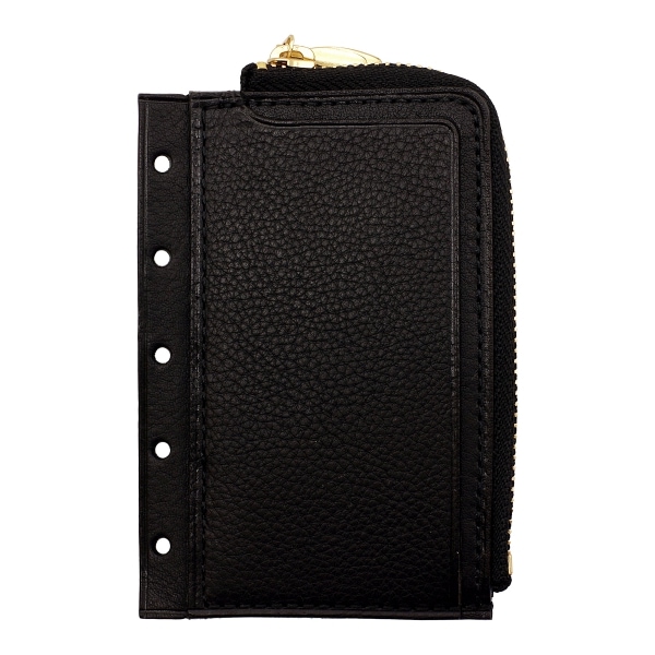 オールリネアヴァスカボックス ミニ5 ジッパーポーチ【ブラック】本革 日本製 514-1