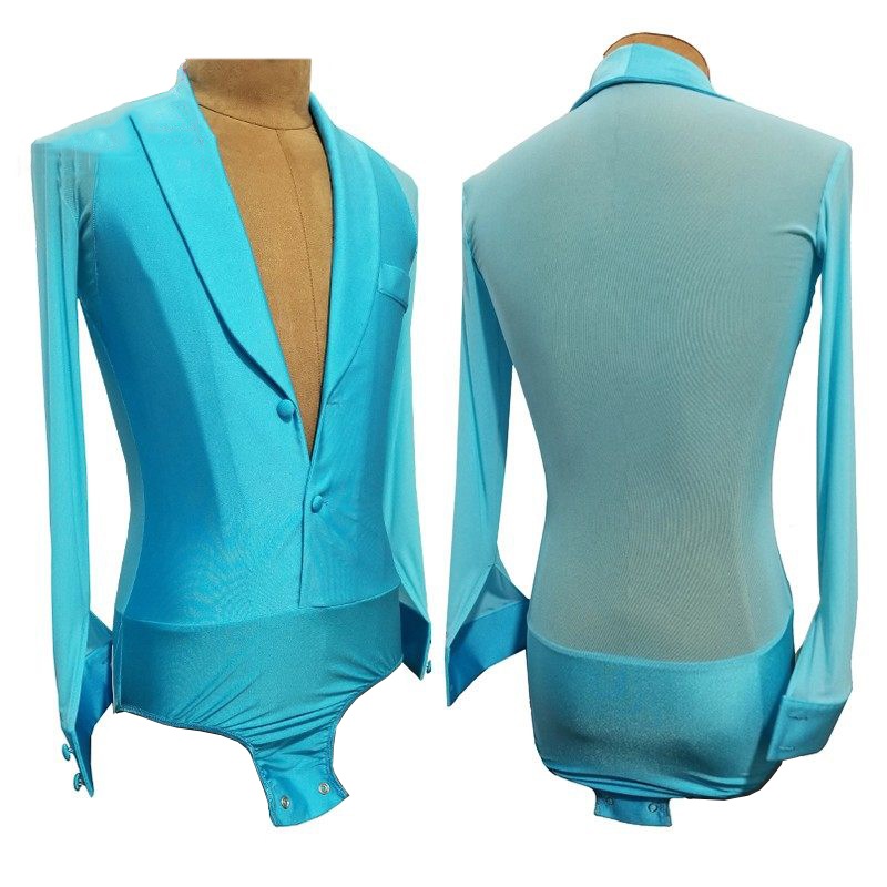 メンズラテンシャツ 男性社交ダンス衣装 ダンスシャツ ストレッチシャツ Vネック ダンス衣装 男性用 ダンスウェア Tシャツ 演出 発表会 メンズトップス レッスンウエア 競技用 練習着 ラテン ル