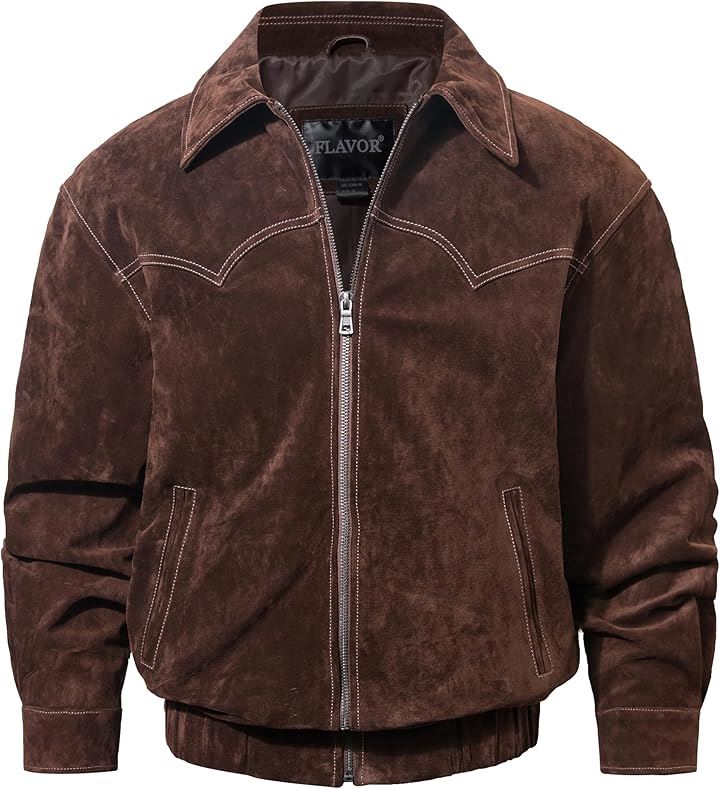 メンズ 本革 ボンバー レザー ジャケット カジュアル パイロットジャケット 秋冬( ダークブラウン, S)
