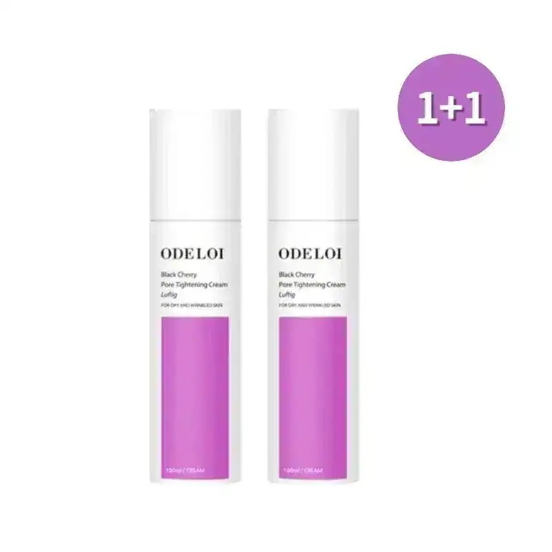 【1+1】オドロイ ブラックチェリー 毛穴収縮クリーム ロフディ 100ml