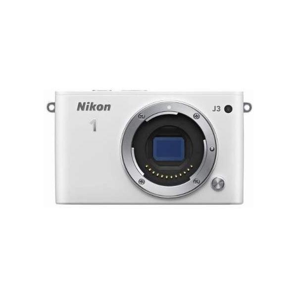 【中古】ニコン Nikon J3 ボディー ホワイト N1J3WH SDカード付き