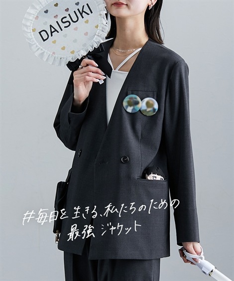 パンツスーツ レディーススーツ 毎日を生きる私たちのための最強ジャケット 上下別売・セットアップ対応