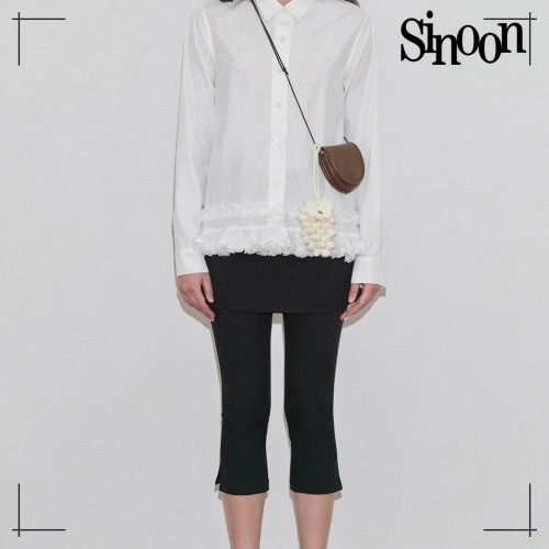 SINOON コインバッグ Round Coin Bag (Deep Brown)