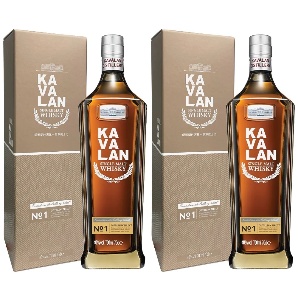 カバラン ディスティラリーセレクト No.1 2本セット 700ml / ギフトBox入り 台湾ウィスキーの定番 Kavalan Distillery Select No.1