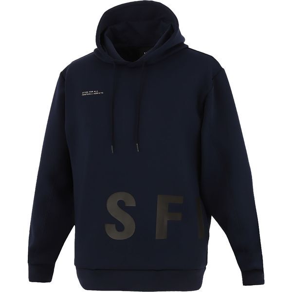 スフィーダ フットサルウエア SA-25102 NVY WARM PES スウェットフーディー M Navy