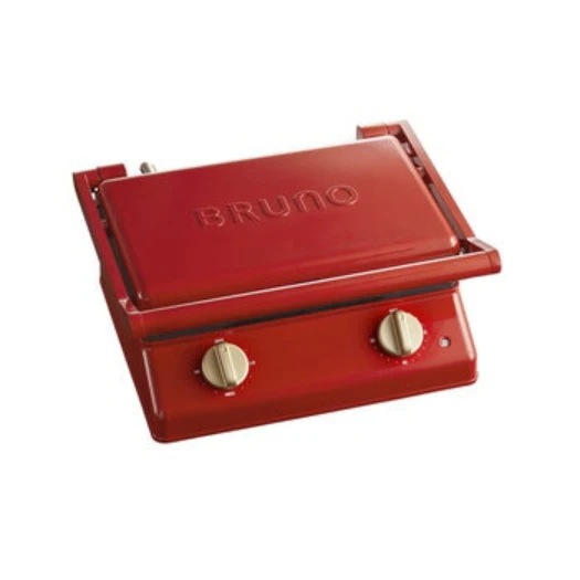 [倉庫管理]　ブルーノ グリルサンドメーカーダブル BOE084-RD