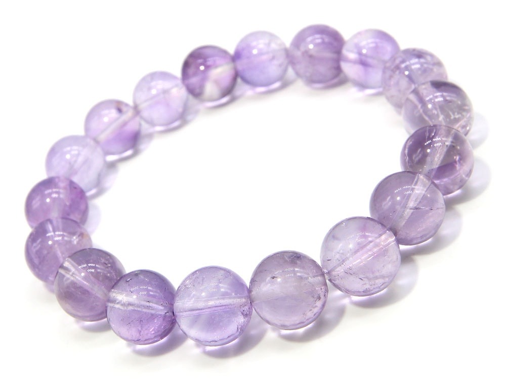 アメジストエレスチャル マダガスカル産 ブレスレット 10mm パワーストーン ブレスレット レディース 天然石 数珠 アクセサリー レディースブレスレット パワーストーンブレスレット 天然石ブレスレ