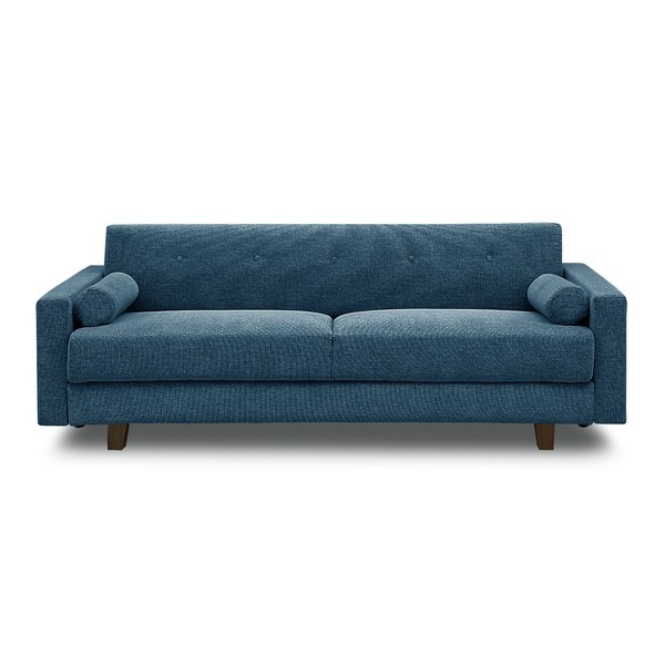 ソファベッド 3人掛け BL ブルー