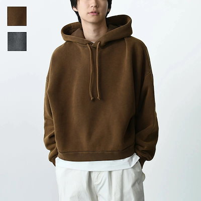 パーカー トップス ロゴパッチ フーディ スウェット CI0138 メンズ