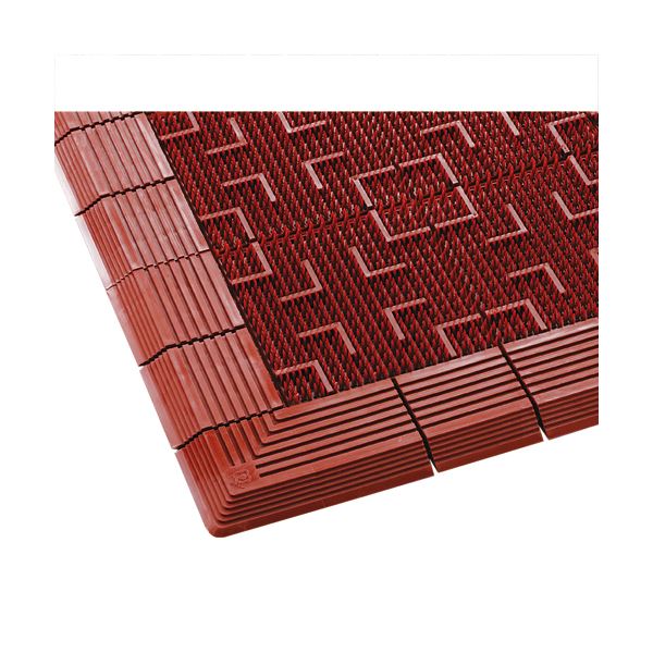 テラモト 屋外用マットテラロイヤルマット 900x1800mm 茶 MR-050-056-4 1枚