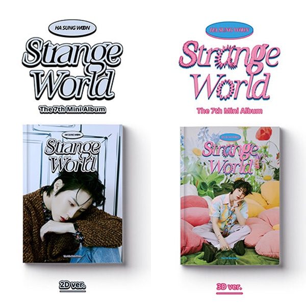 セット（フォトブック2種）ハソンウンStrange Worldミニ7集Wanna One_ポスター贈呈終了