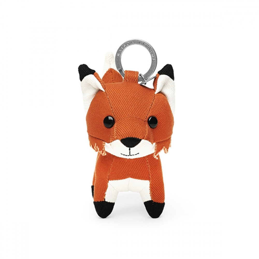 メゾンキツネ MM06906WW0105 P860 フォックスバッグチャームキーリング