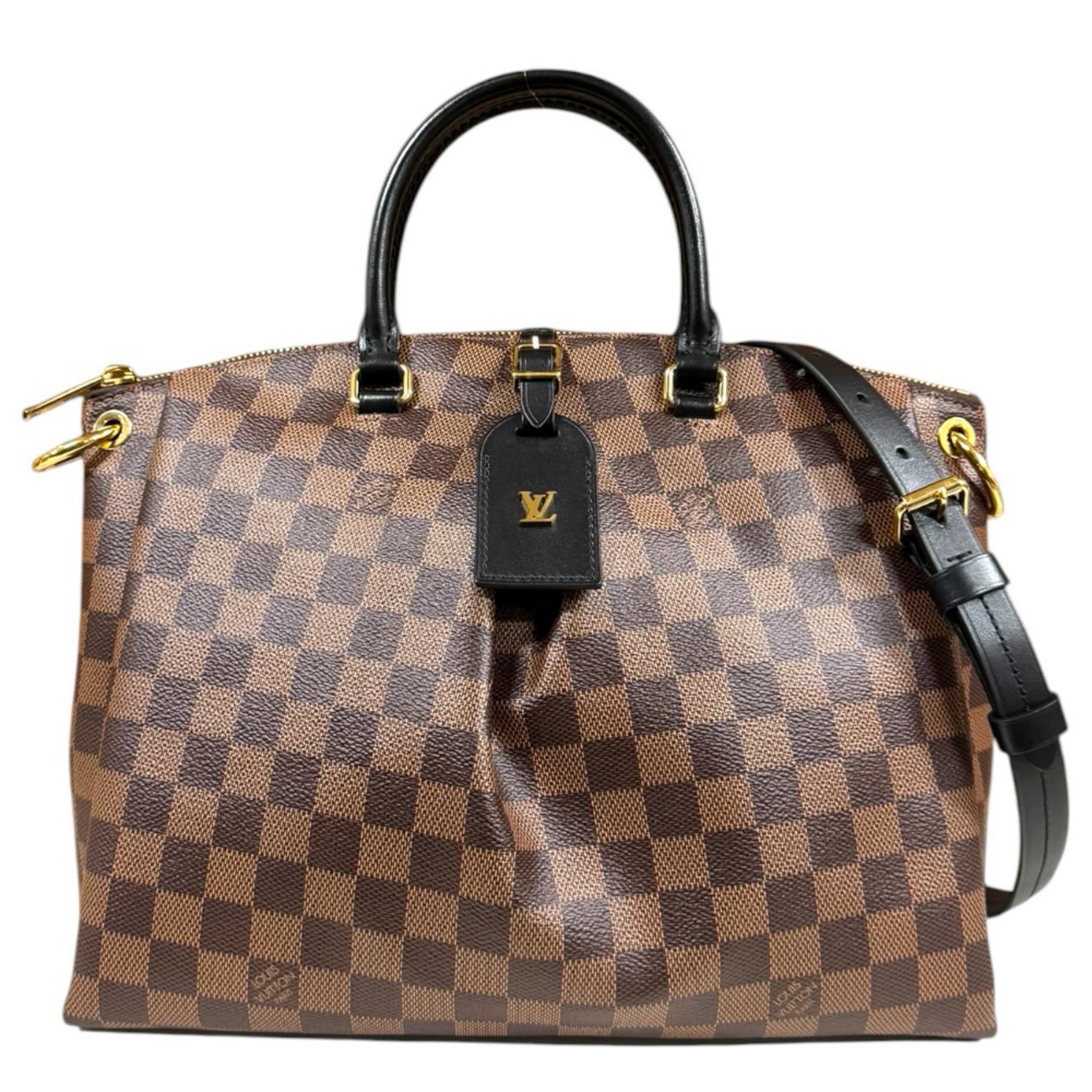 ルイヴィトン オデオン トートMM ダミエ ショルダーバッグ ダミエキャンバス N45283 ブラウン LOUIS VUITTON 中古