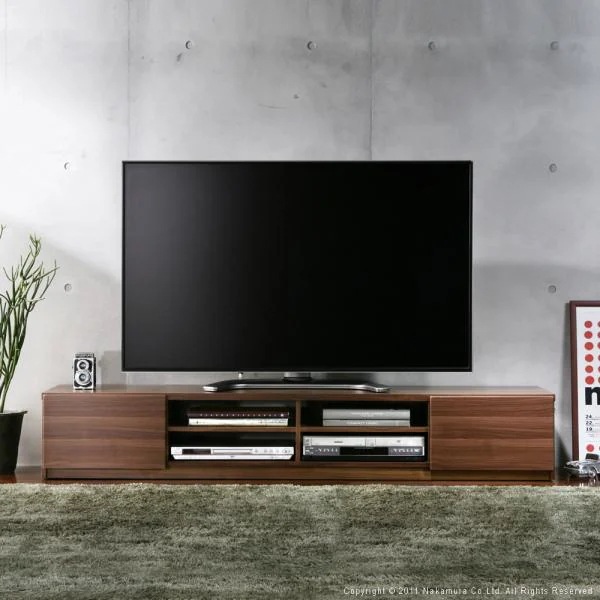 テレビ台 幅 180cm テレビボード ローボード TV台 TVボード 北欧 おしゃれ 背面収納 コード 配線 隠す キャスター付き 引出し 可動棚 オープン収納 木目調