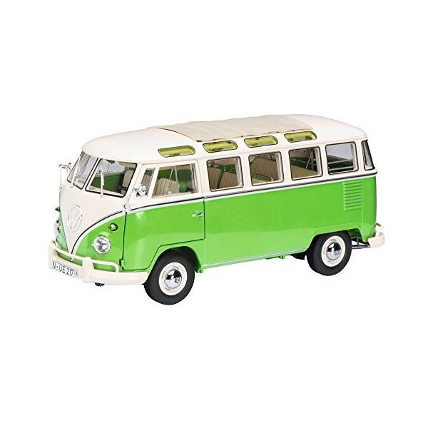 Schuco 1: 18Car 450028600VW T1b samba, green/beige 並行輸入品