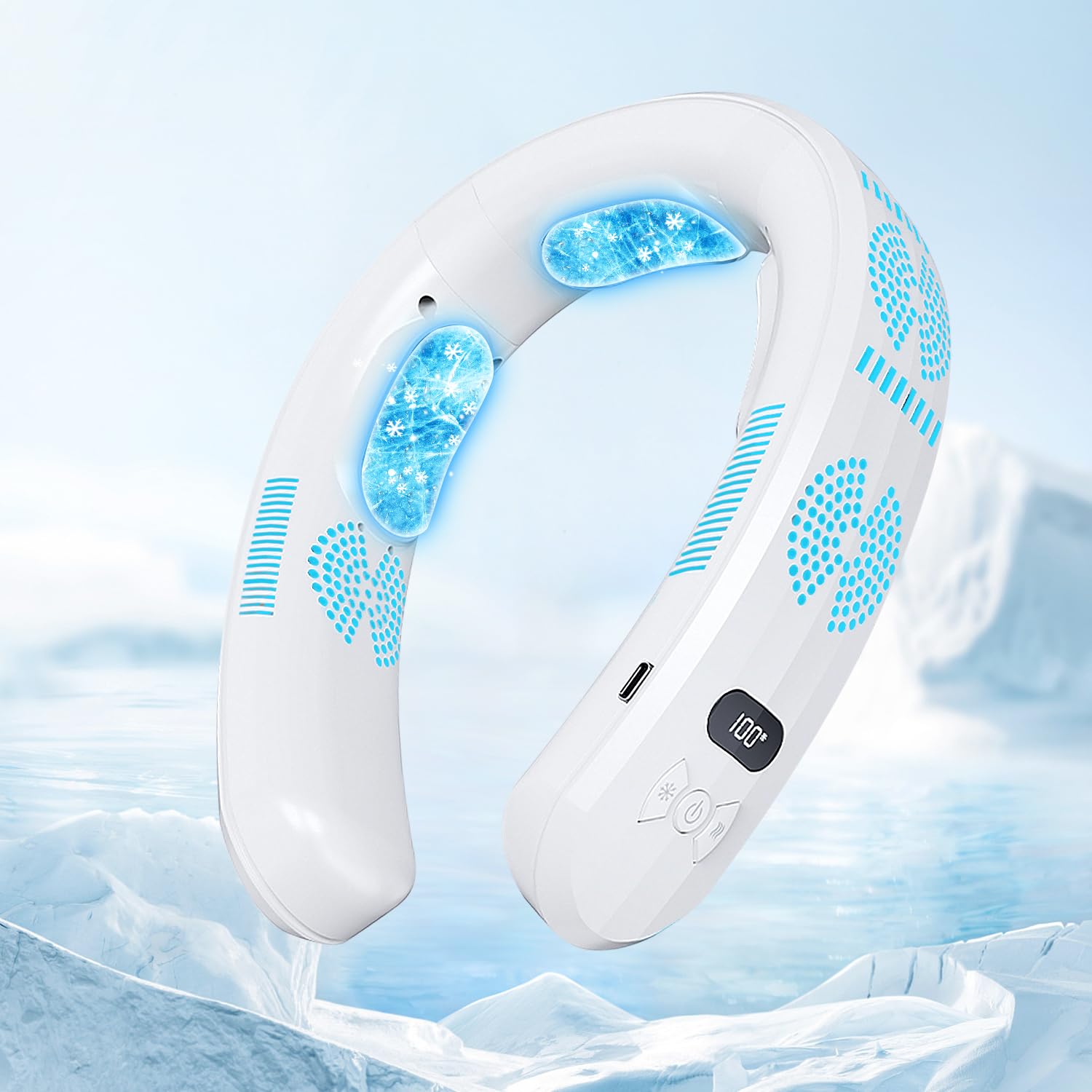 【2025年夏新モデル ネッククーラー】 AVCITY 首掛け扇風機 瞬間冷感 ネックファン【3段階送風・3段階冷却・3段階加熱】6000mAh大容量 Type-C 充電式 USB扇風 機 LEDライ 8,934円