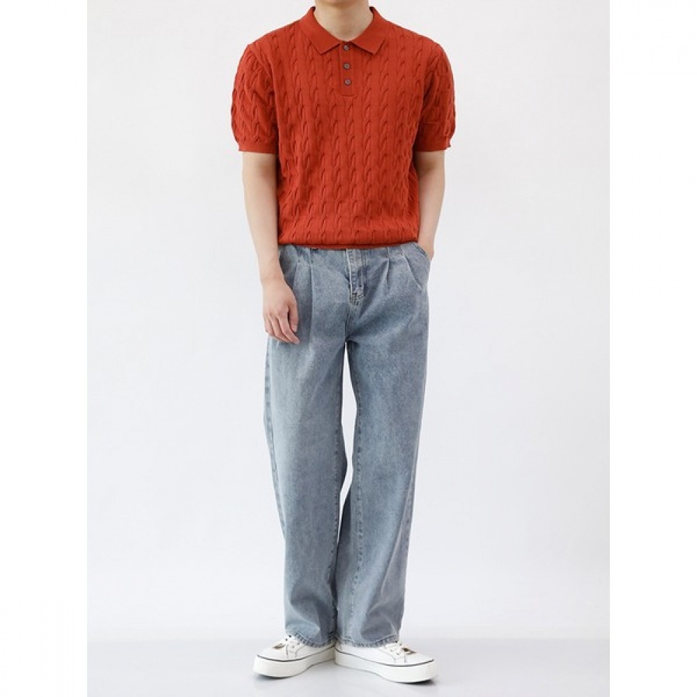 (ハリソン) ツータックワイドデニムパンツ 2071 JIMC1278