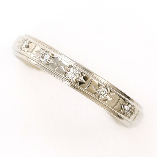 PT900 プラチナ リング 指輪 13号 ダイヤ 0.05 総重量約2.5g ジュエリー 中古