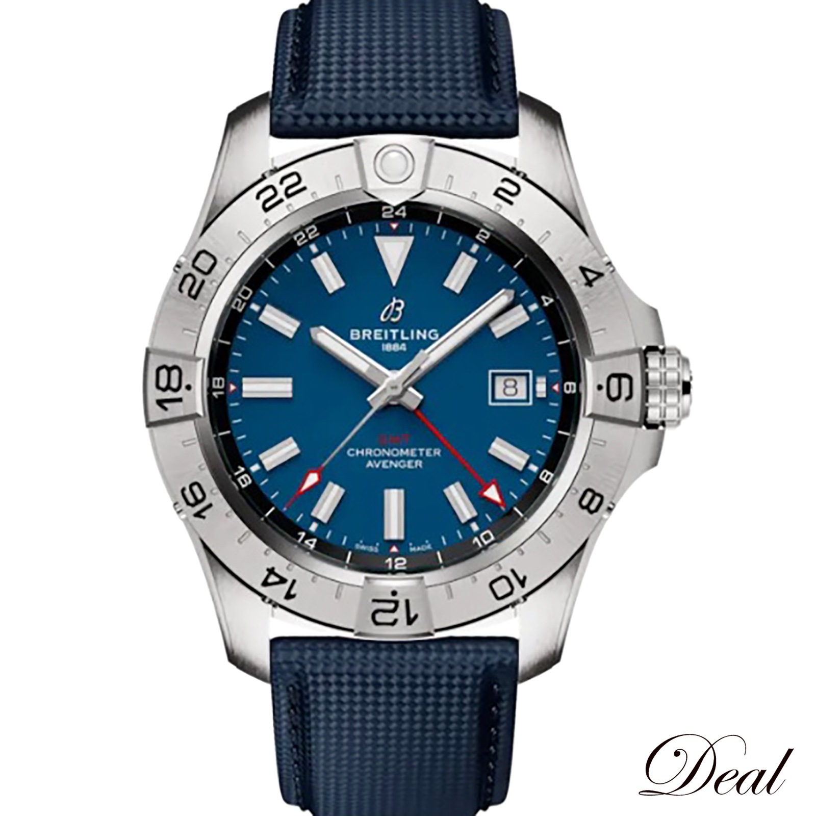 未使用 保管品 ブライトリング アベンジャー オートマチック GMT 44 A32320101C1X1 メンズ 腕時計