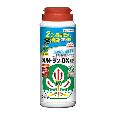 他サイト： 住友化学園芸 殺虫剤 オルトランDX粒剤 200g 浸透移行性 アブラムシ コガネムシ幼虫の商品画像