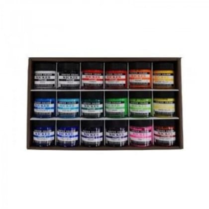 ニッカー絵具 ポスターカラー 40ml 18色セット PC40ML18N