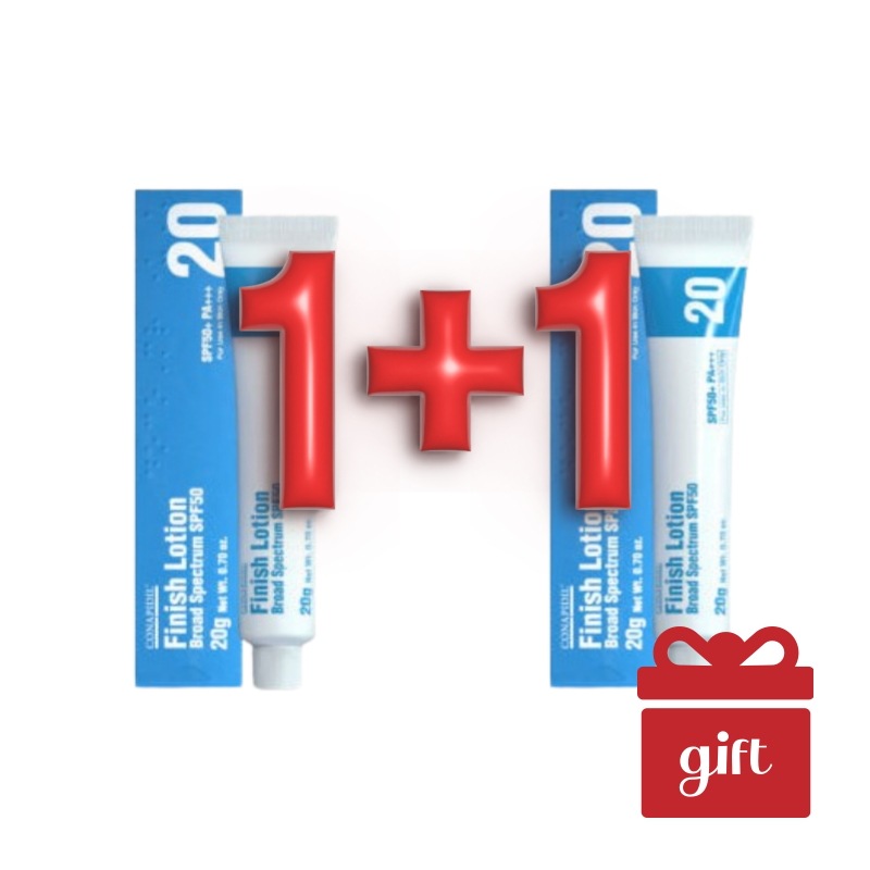 【1+1セット】CONAPIDIL フィニッシュローション SPF50 20g×2 お得なUVケアセット トーンアップ・透明感