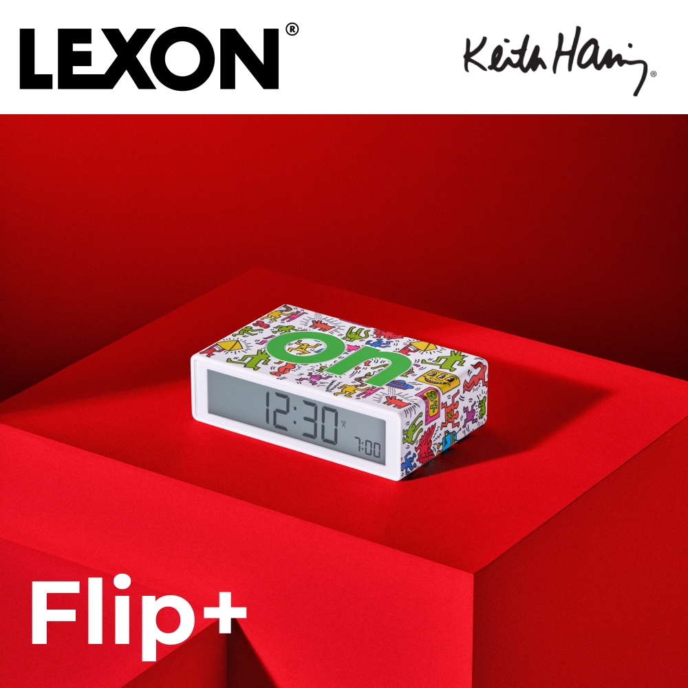 【国内正規品】Flip+ Keith Haring Collection アラームクロック 目覚まし時計 単4電池×2本