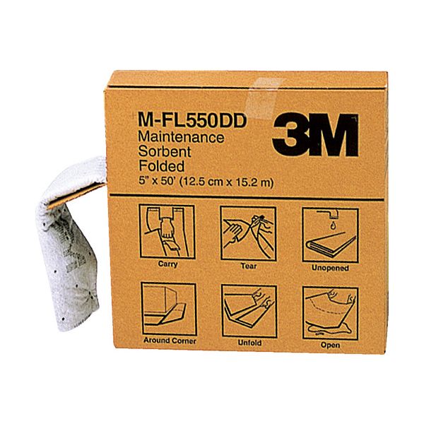 3M メンテナンスソーベント（フォールデッド）127mmx15.2m M-FL550DD 1箱